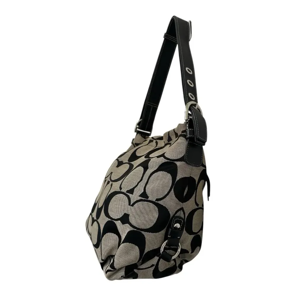 Coach Signature Duffle Hobo Bag (Mode! F15067)